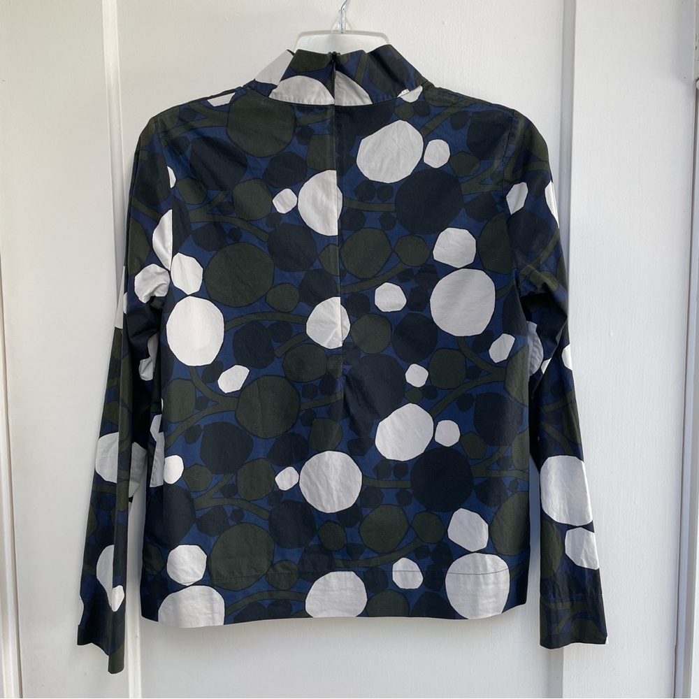 COS high-necked patterned blouse - Picture 6 of 11